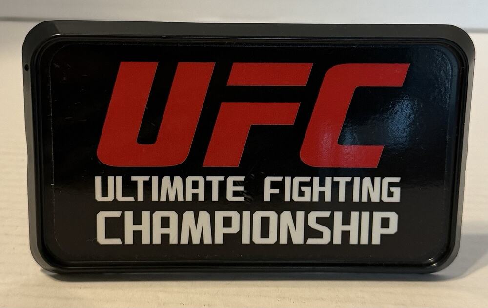 UFC Ultimate Fighting Championship Trailer Hitch Cover Black Red White
